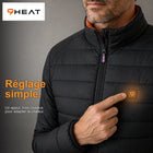 Doudoune chauffante homme Forge 9 - bouton de réglage 9HEAT