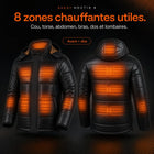 9HEAT Noctis 8 - Zones chauffantes avant et dos