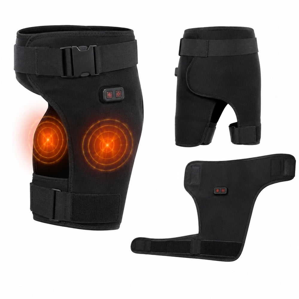 9HEAT Move H3 - Enveloppe chauffante hanche et haut de cuisse - Accessoire sous plusieurs angles