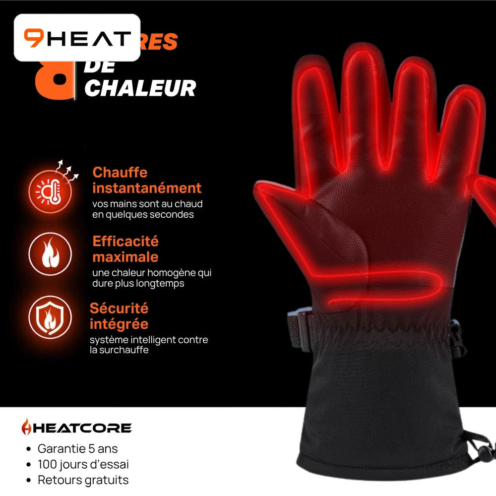 9HEAT Shark 3 - Gants chauffants 7,4V - visuel 2