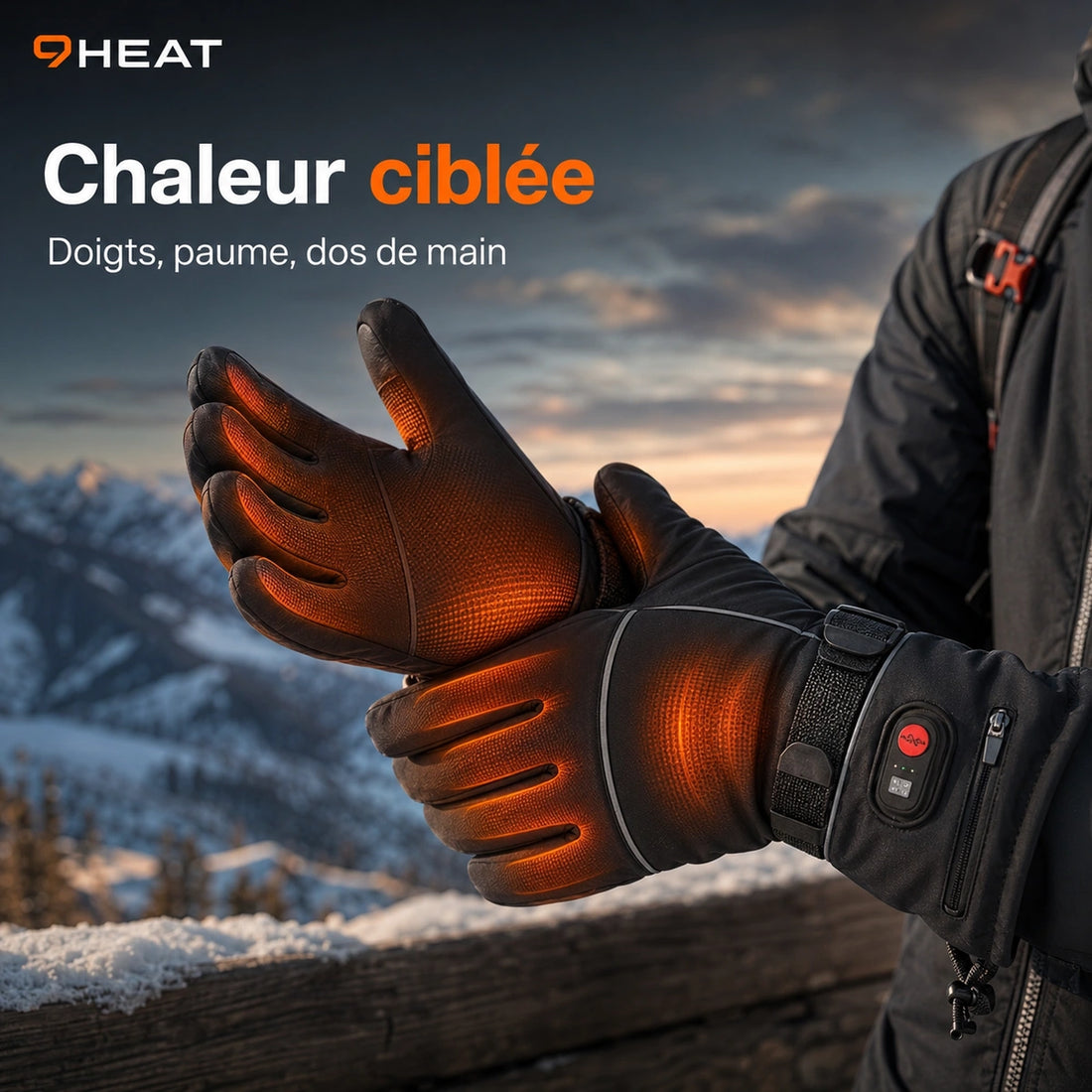 Gants chauffants 7,4V - Shark 3