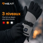 9HEAT Max - Gants chauffants - Niveaux chaleur