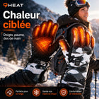 9HEAT Snow 3 - Gants chauffants - Zones chauffantes