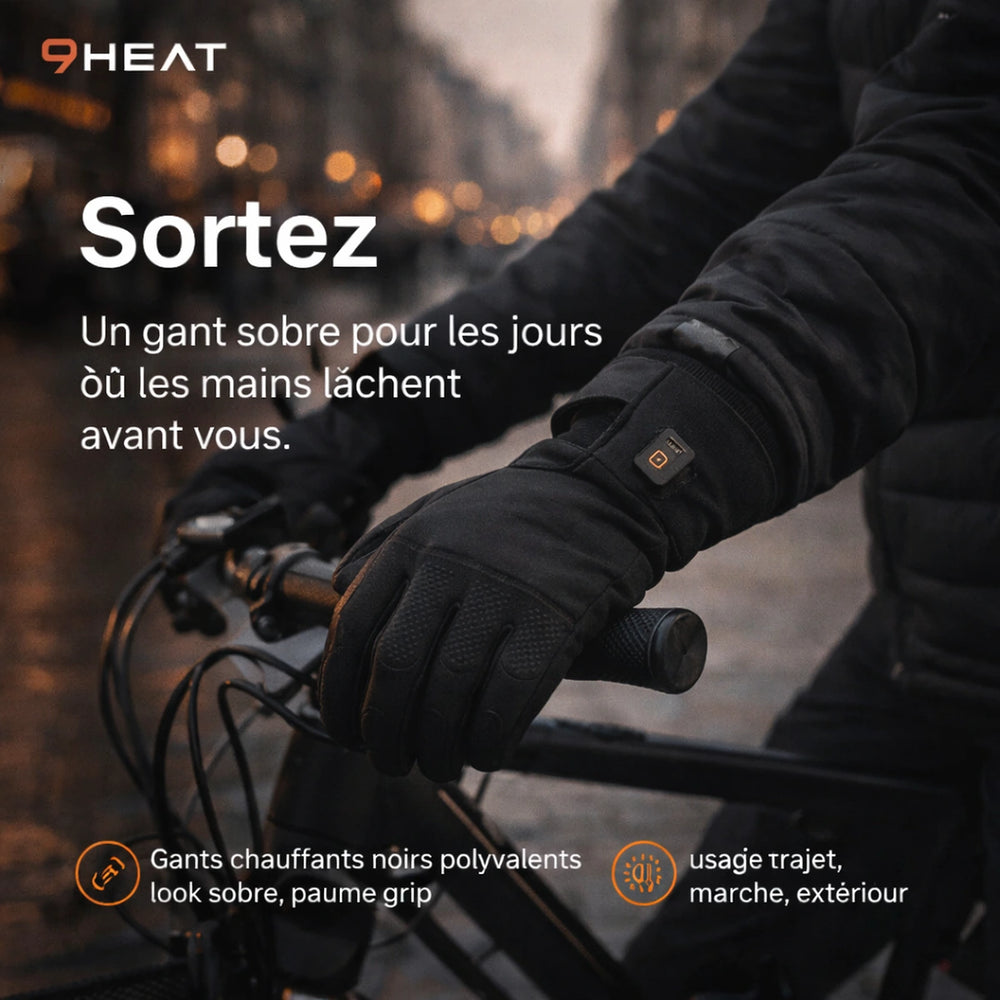 9HEAT Zera 3 - Gants chauffants - Sortie