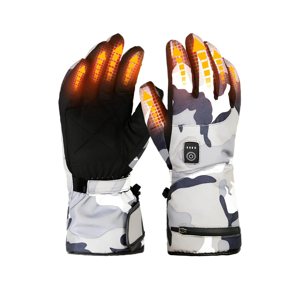 9HEAT Arctic Camo X5 - Gants chauffants camouflage - gant seul sur fond clair