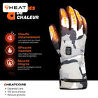 9HEAT Arctic Camo X5 - Gants chauffants camouflage - visuel 5