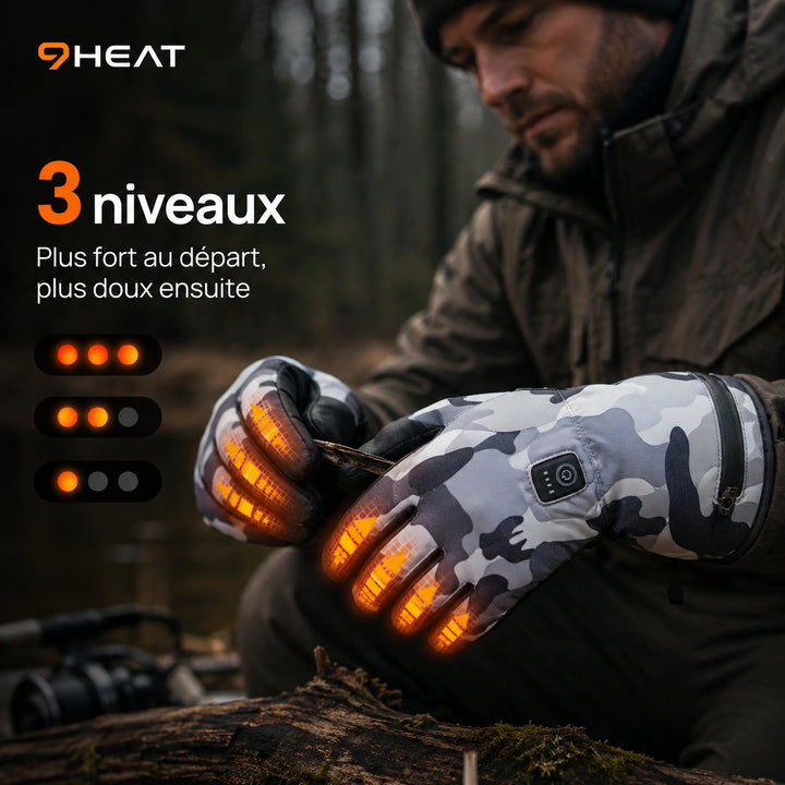 Gants chauffants camouflage - Arctic Camo X5