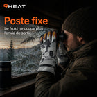 9HEAT Arctic Camo X5 - Gants chauffants camouflage - Usage Poste fixe
