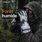 9HEAT Arctic Camo X5 - Gants chauffants camouflage - Usage Forêt humide
