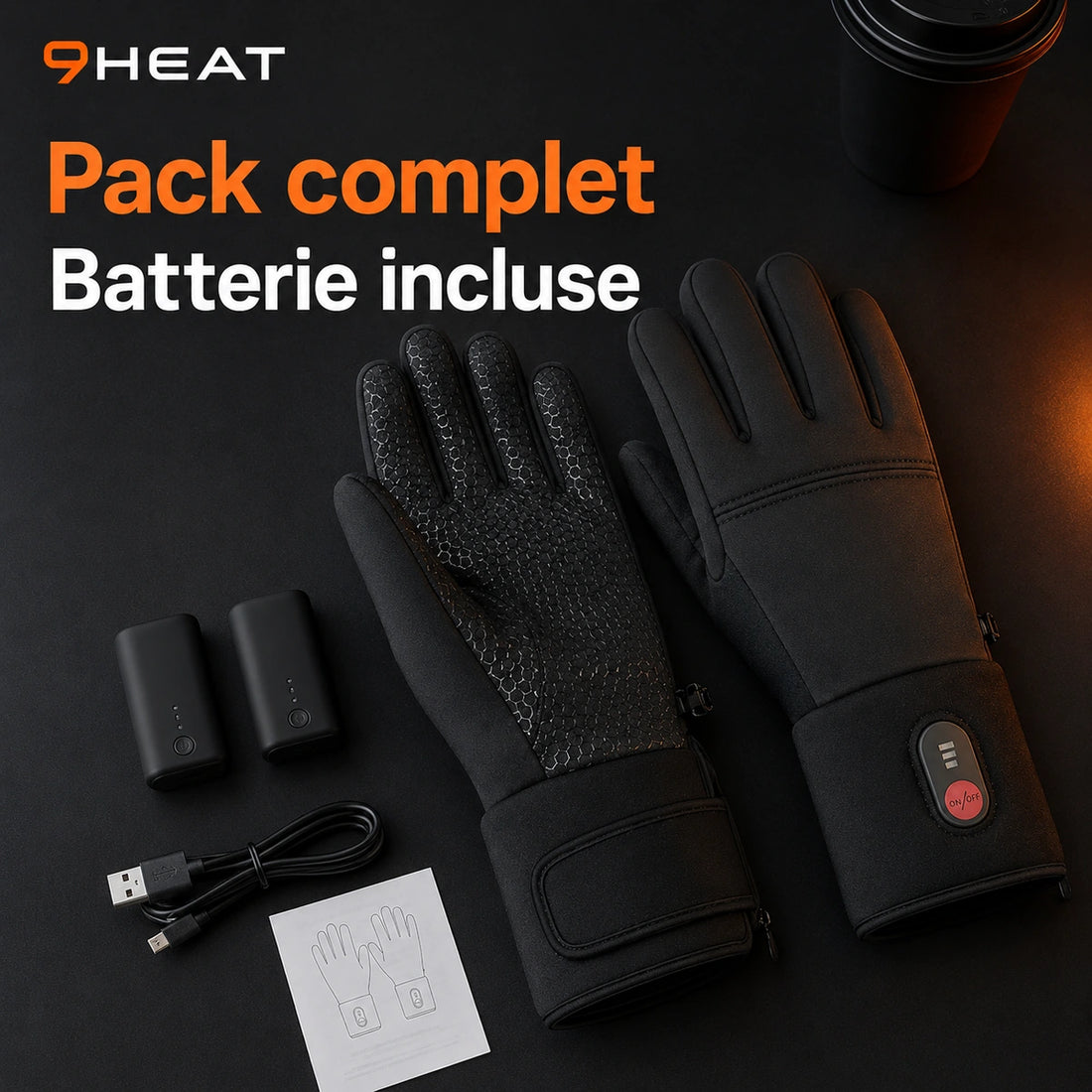 Gants chauffants fins - Light R