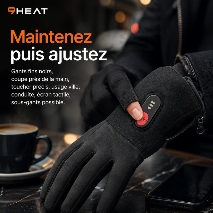 Gants chauffants fins - Light R