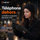 9HEAT Light R - Gants chauffants fins - Usage Téléphone dehors