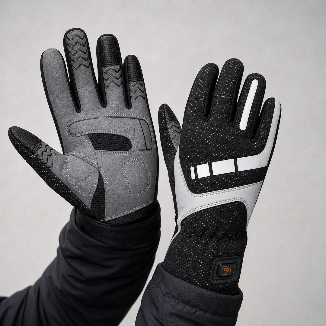 9HEAT Ride U3 - Gants chauffants fins vélo et moto
