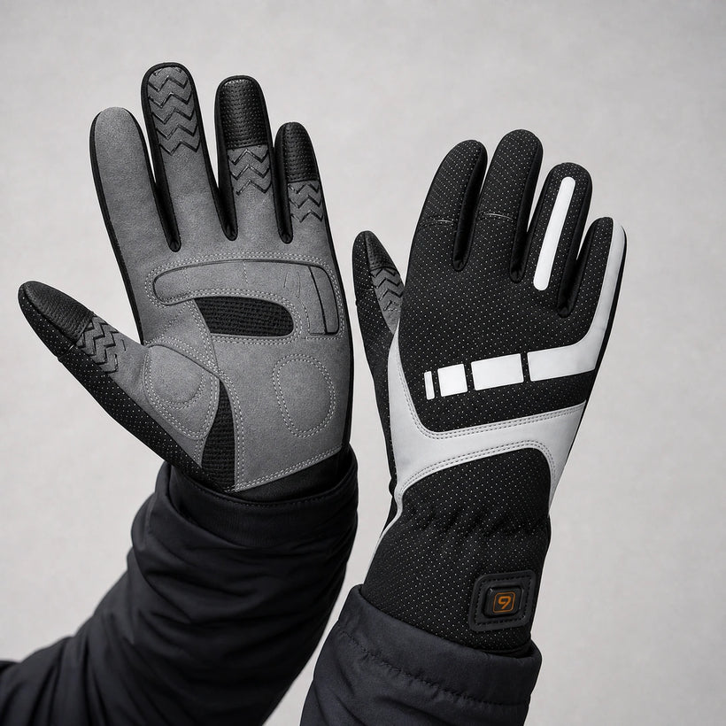 9HEAT Ride U3 - Gants chauffants fins vélo et moto