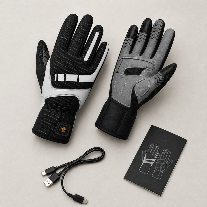 9HEAT Ride U3 - Gants chauffants fins vélo et moto