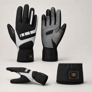 9HEAT Ride U3 - Gants chauffants fins vélo et moto