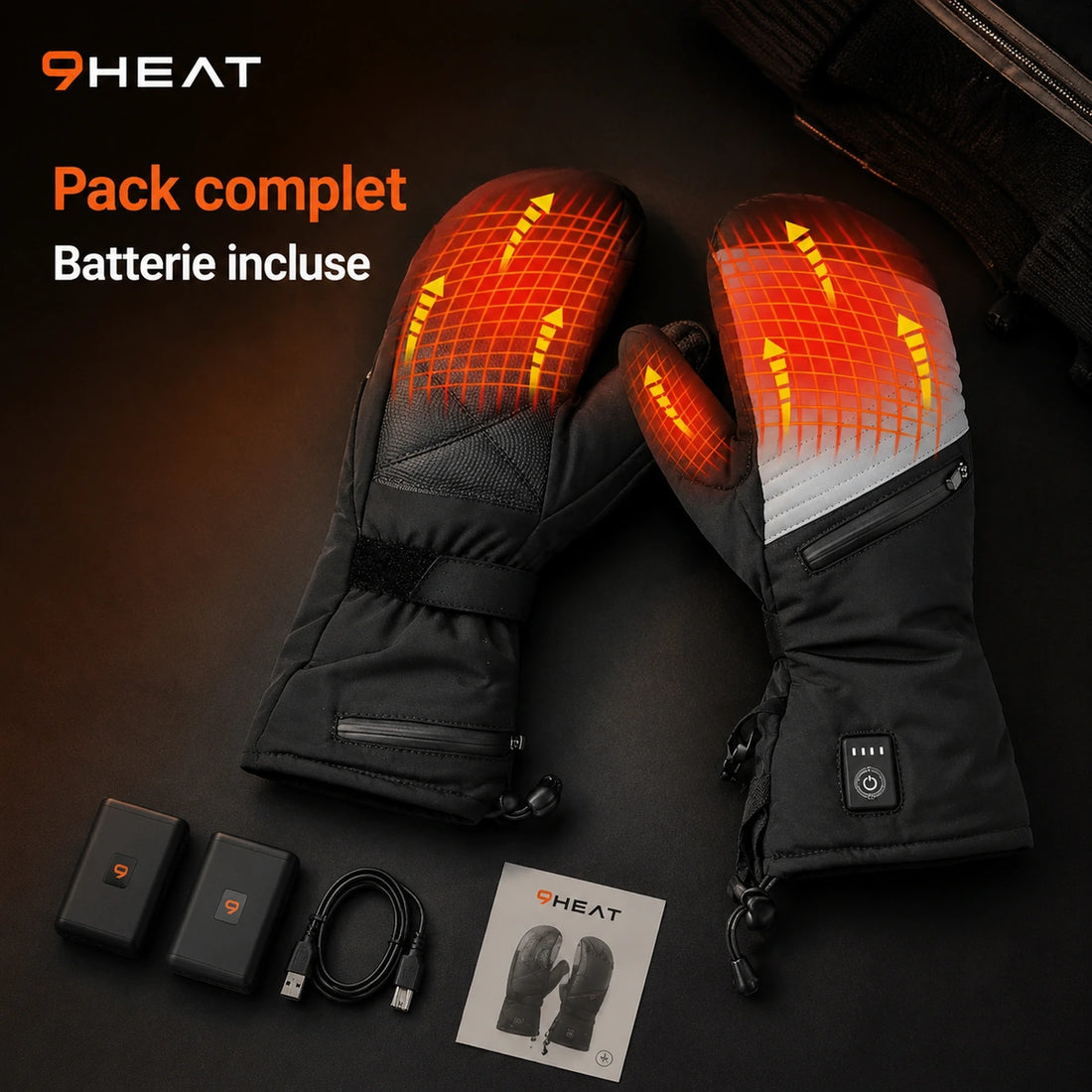Gants chauffants grand froid - Snow M1