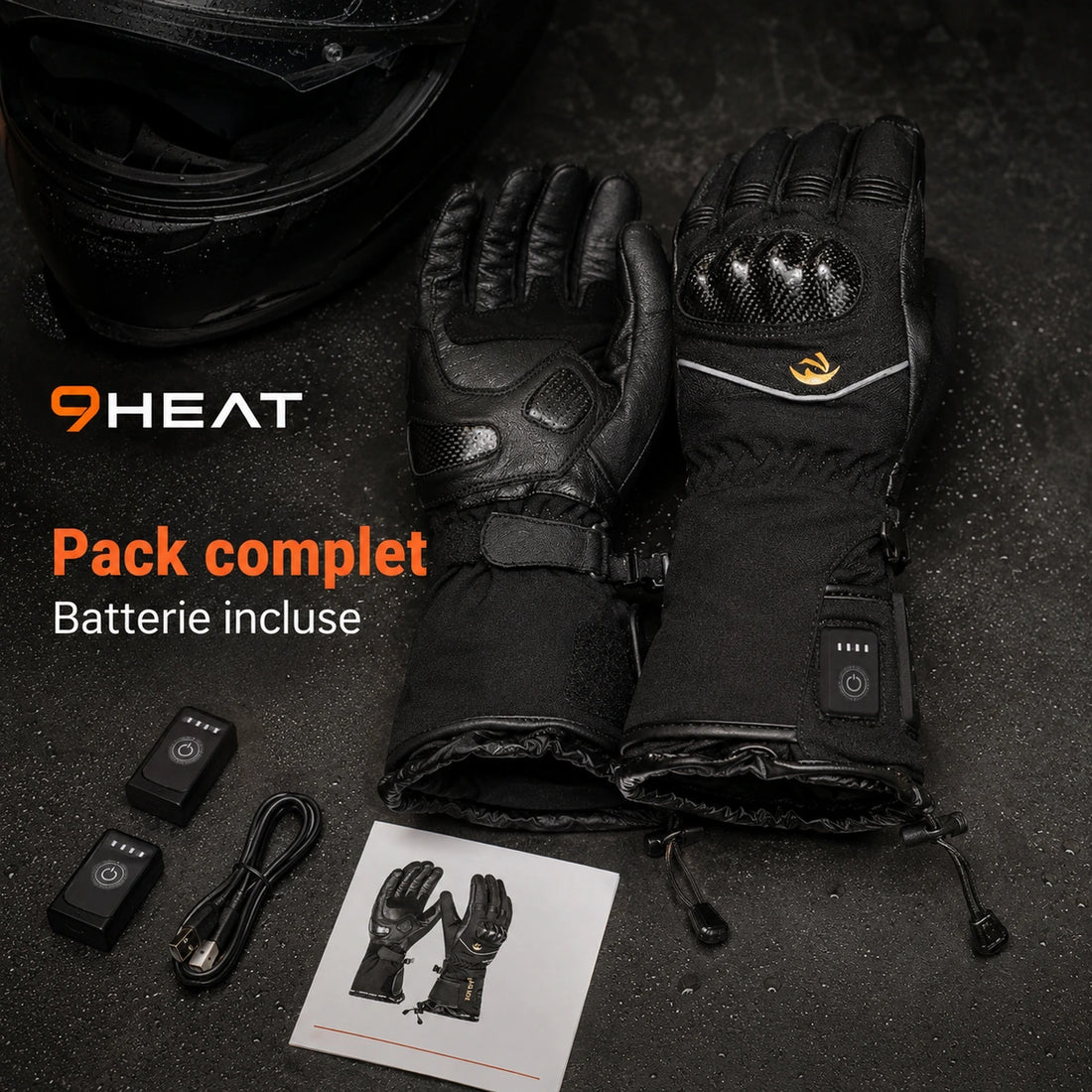 Gants chauffants moto - Titan 3