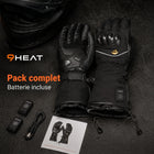 9HEAT Titan 3 - Gants chauffants moto - Pack complet