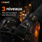 9HEAT Titan 3 - Gants chauffants moto - Niveaux chaleur