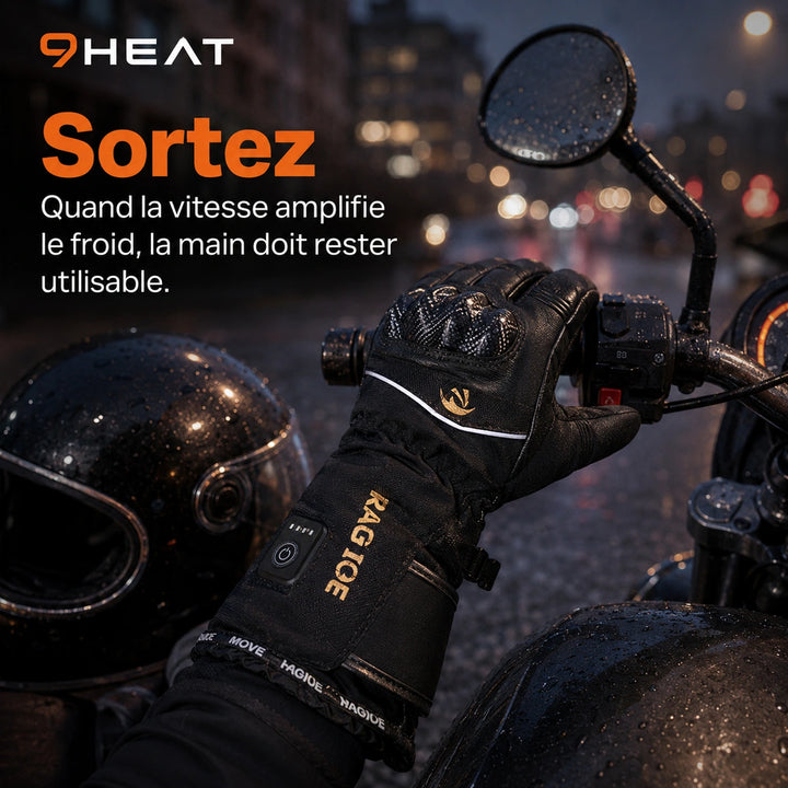 Gants chauffants moto - Titan 3