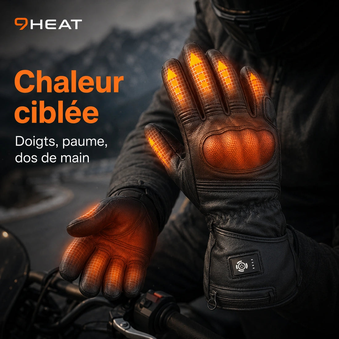 Gants chauffants moto - Xera 5