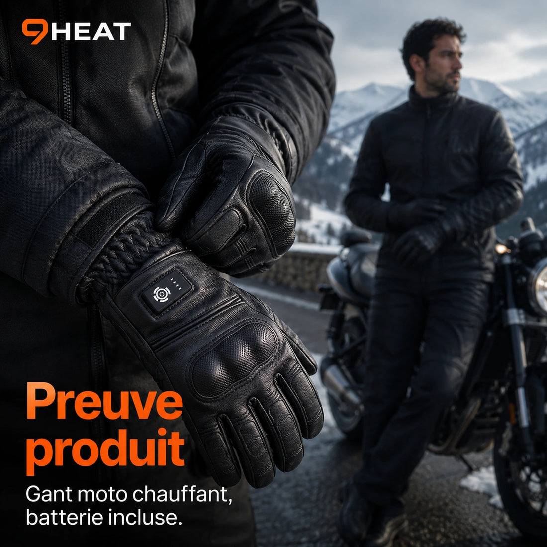 Gants chauffants moto - Xera 5