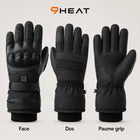 9HEAT Xera R8 - Gants chauffants moto - Studio face dos paume