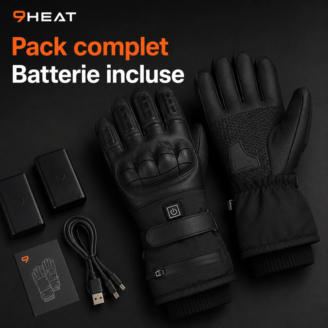 Gants chauffants moto - Xera R8