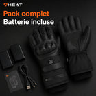 9HEAT Xera R8 - Gants chauffants moto - Pack complet