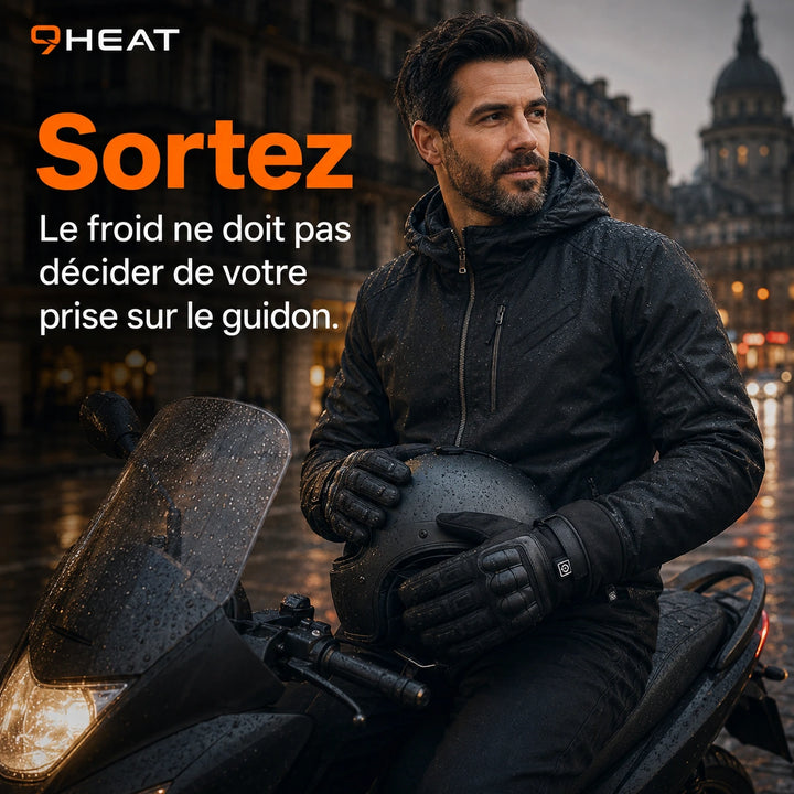 Gants chauffants moto - Xera R8
