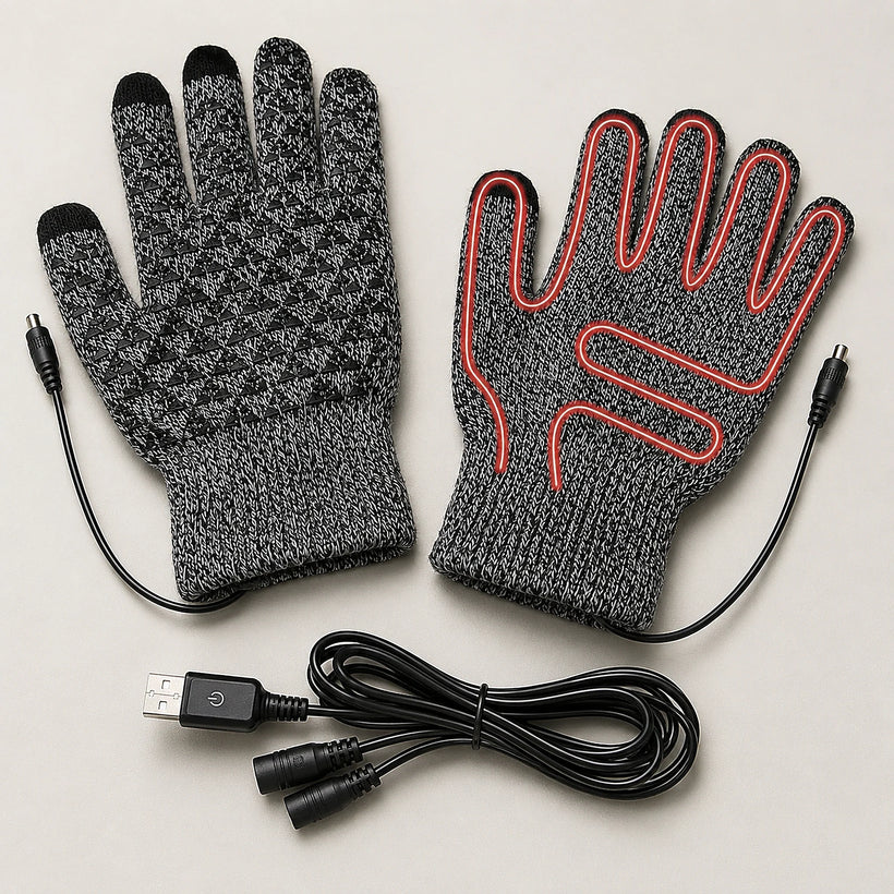 9HEAT Tactile USB - Gants chauffants fins