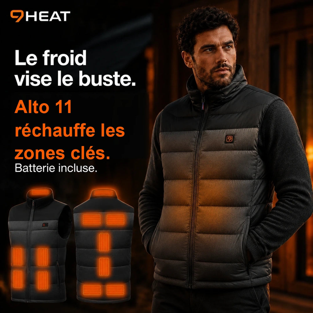9HEAT Alto 11 - buste au chaud batterie incluse