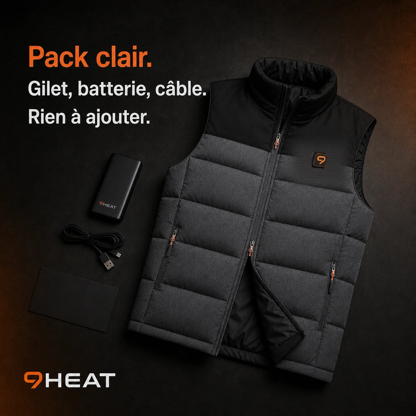Gilet chauffant 11 zones unisexe - Alto 11