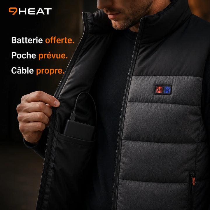 9HEAT Core 11 - Gilet chauffant 11 zones Unisexe