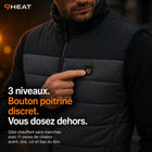 9HEAT Core 11 - Gilet chauffant 11 zones Unisexe - Contrôle chauffe