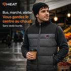 9HEAT Core 11 - Gilet chauffant 11 zones Unisexe - Usage réel