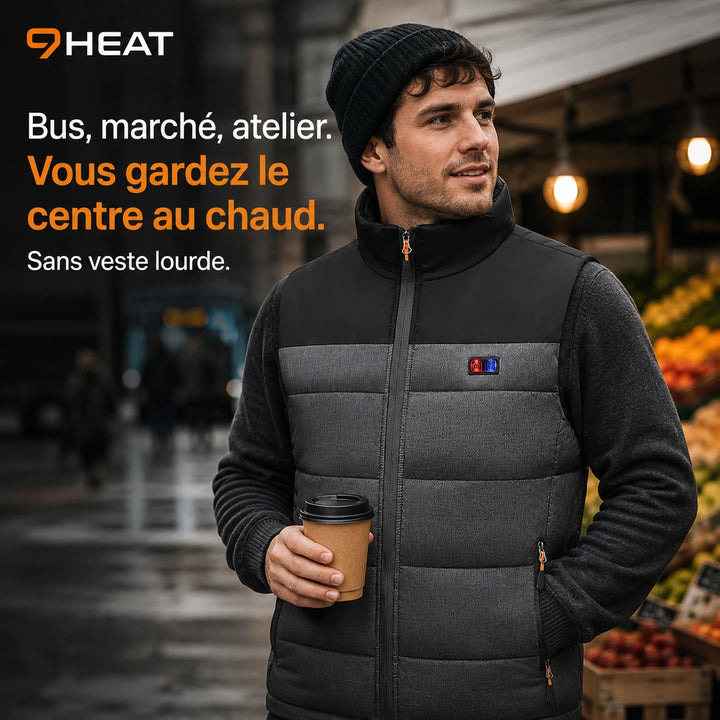9HEAT Core 11 - Gilet chauffant 11 zones Unisexe