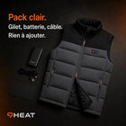 9HEAT Core 11 - Gilet chauffant 11 zones Unisexe - Pack complet