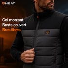 9HEAT Core 11 - Gilet chauffant 11 zones Unisexe - Détail matière