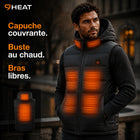 9HEAT Nova V7 - Gilet chauffant à capuche Unisexe - Hero émotionnel