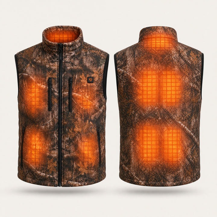 Gilet chauffant camouflage - Forest C8