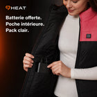 9HEAT Duo 17 - Gilet chauffant double réglage Unisexe - Batterie et poche