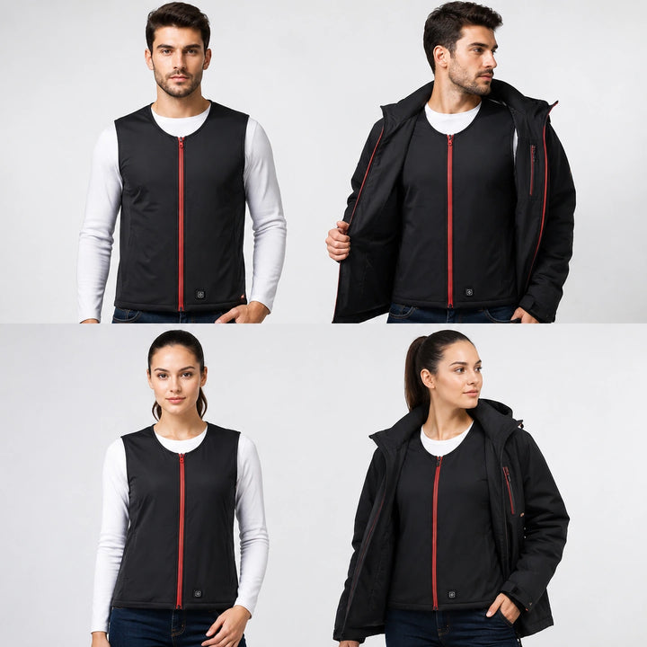 9HEAT Seconde Peau 5 - Gilet chauffant fin unisexe