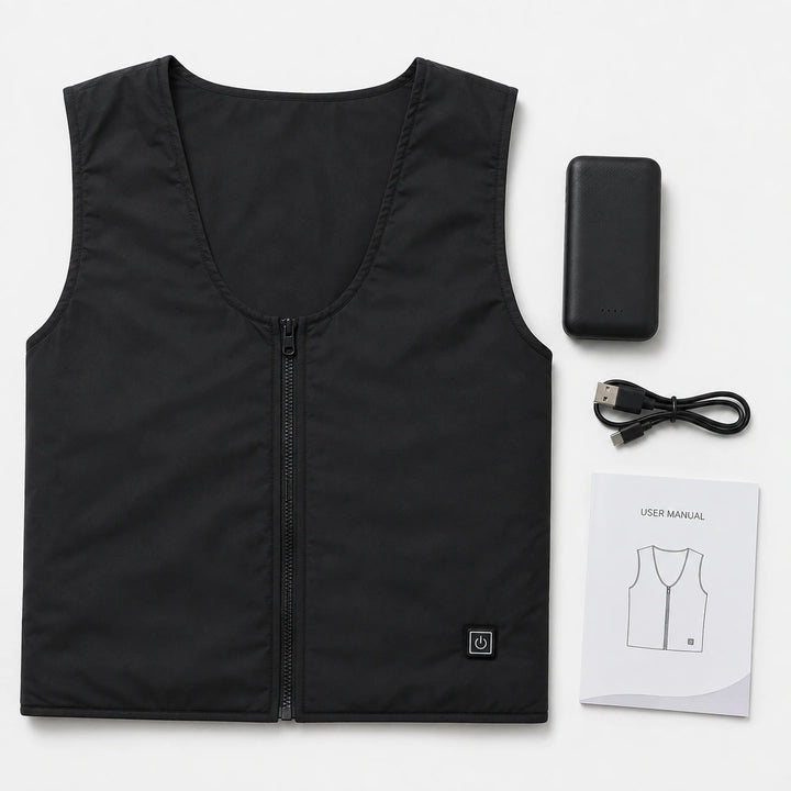 9HEAT Seconde Peau 5 - Gilet chauffant fin unisexe