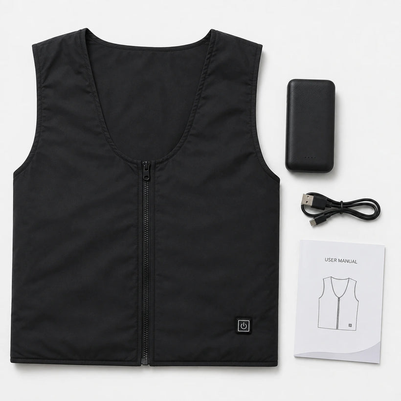 9HEAT Seconde Peau 5 - Gilet chauffant fin unisexe
