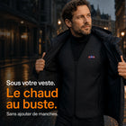 9HEAT Thermo V8 - Gilet chauffant fin Unisexe - Port discret sous veste