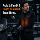 9HEAT Thermo V8 - Gilet chauffant fin Unisexe - Froid à l'arrêt