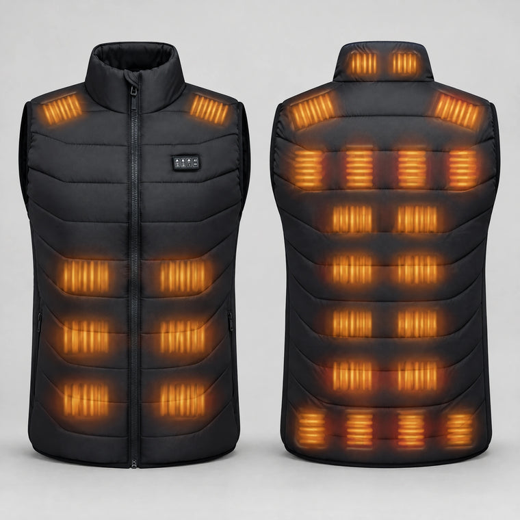 9HEAT Matrix 28 - Gilet chauffant intégral unisexe