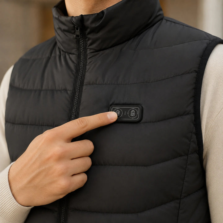 9HEAT Horizon 15 - Gilet chauffant long double réglage